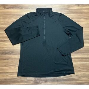 Patagonia Capilene 3 Midweight Baselayer Mens Quarter Zip Pullover Black Sz XL